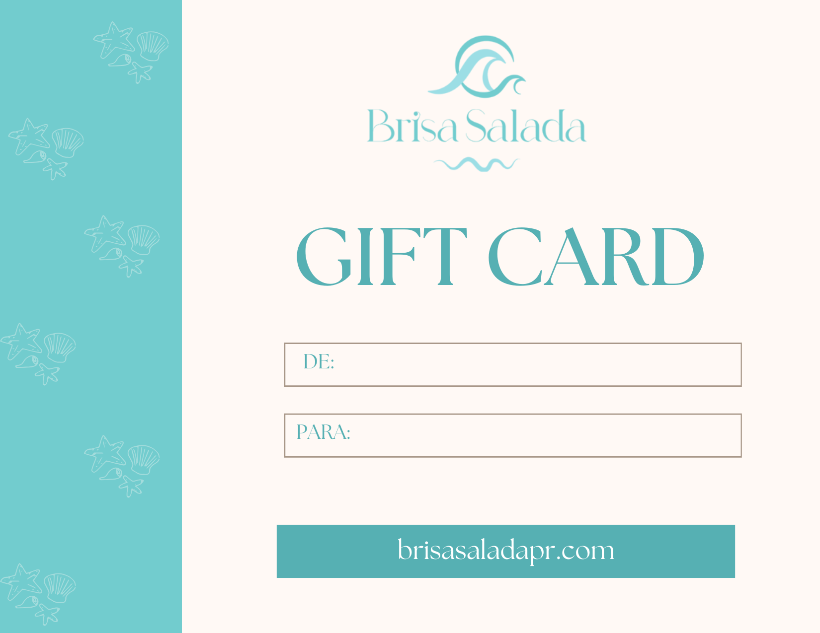 Tarjeta de Regalo